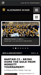 Mobile Screenshot of aldergroveminorhockey.com